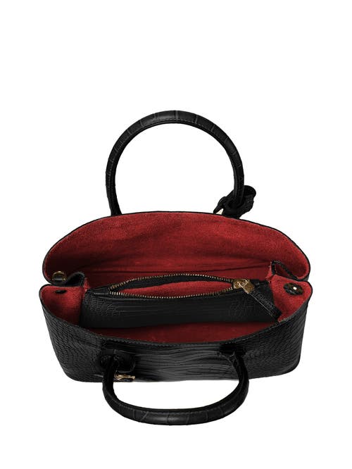 Teddy Blake Vanessa Croco 12" In Black&red