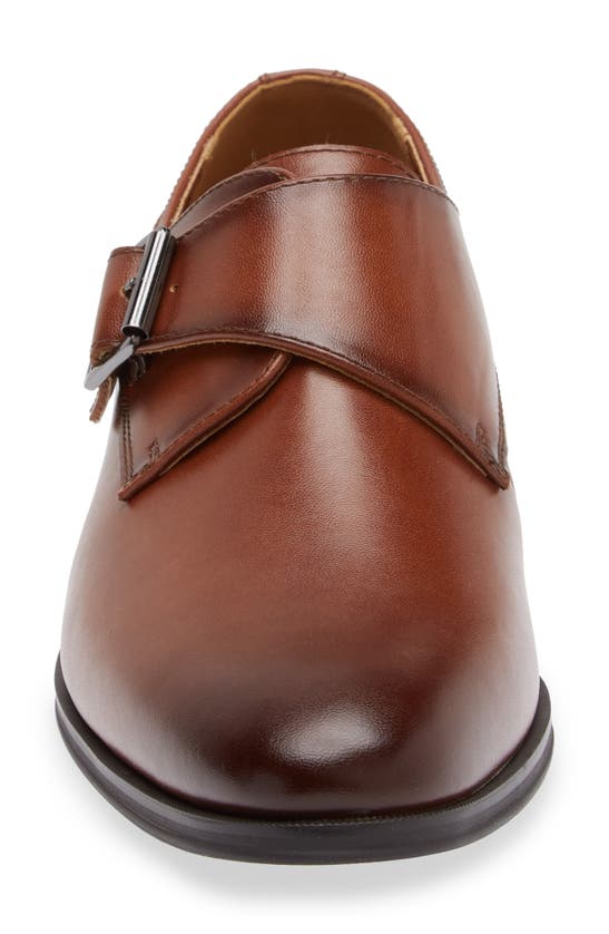 Abound Caden Single Monk Strap Loafer In Brown Patina