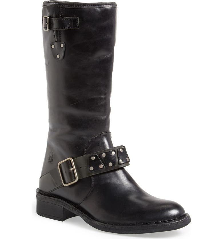 Fly London 'Fina' Leather Engineer Boot (Women) | Nordstrom
