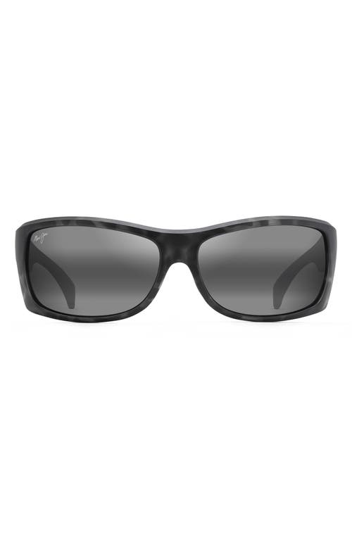 Maui Jim Equator 64.5mm Polarized Sunglasses in Grey Tortoise