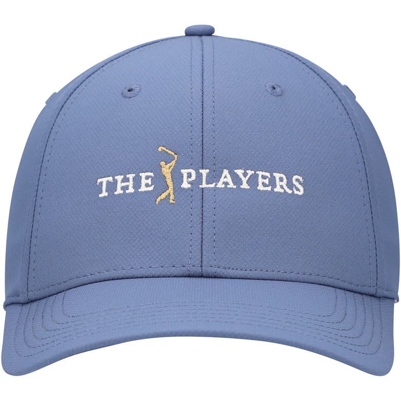 Shop Ahead The Players   Navy  Stratus Structured Ultimate Fit Adjustable Hat In Cream