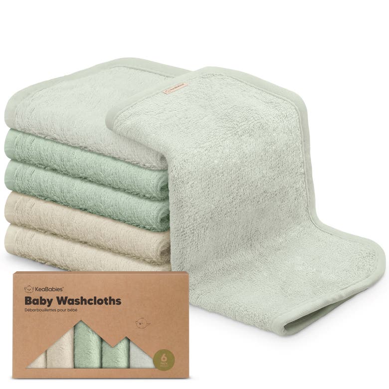 Shop Keababies Deluxe Baby Washcloths In Hills