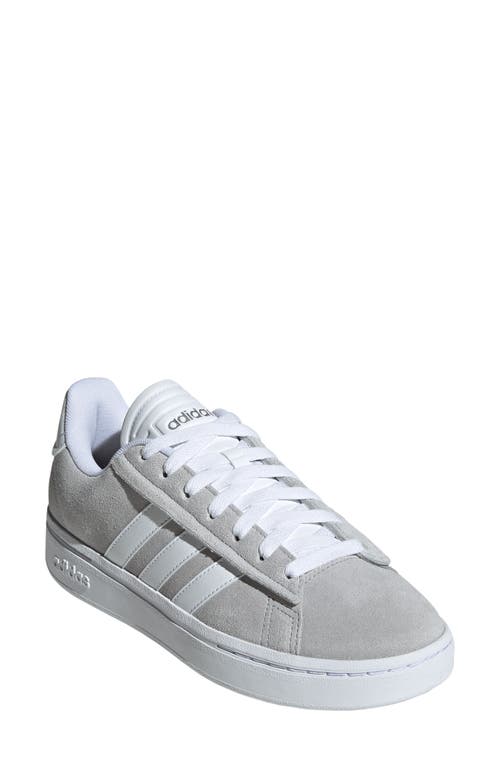 Shop Adidas Originals Adidas Grand Court Alpha Tennis Sport Sneaker In Grey/white/silver Metallic