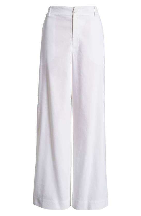 Shop Tommy Bahama Paloma Coast Wide Leg Linen Blend Pants In White