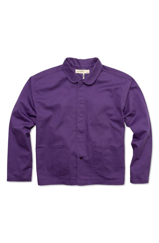 Shop Imperfects The Bell Coat In Purple Magic
