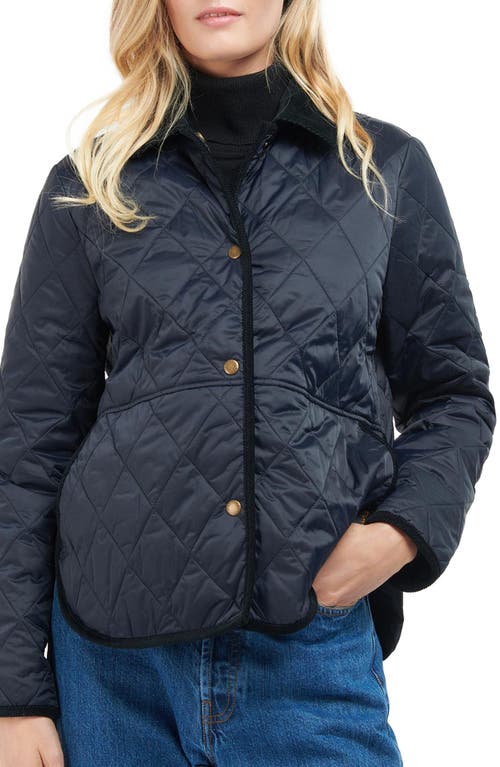 Barbour Clydebank Quilted Jacket in Dk Navy
