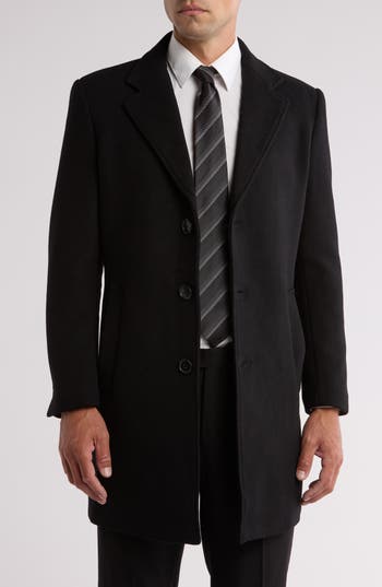 Braveman Tailored Wool Blend Jacket In Black