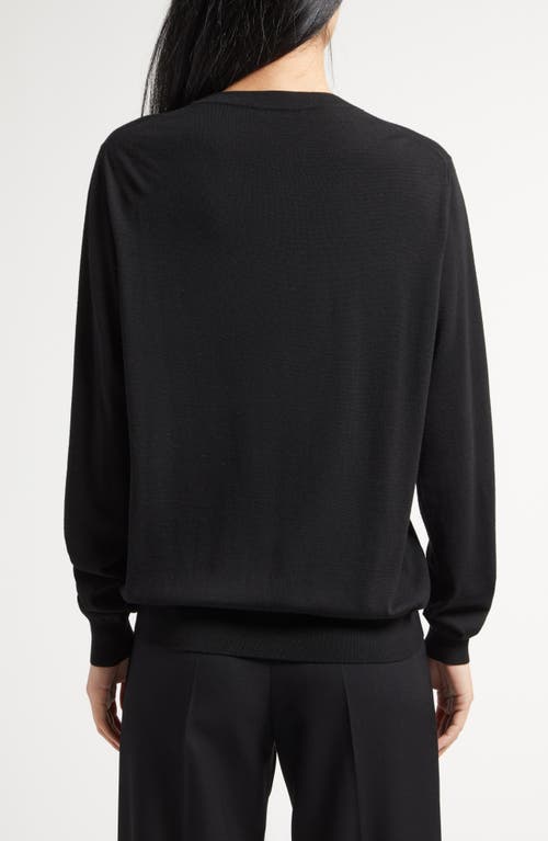 The Row Hover Crewneck Jumper In Black