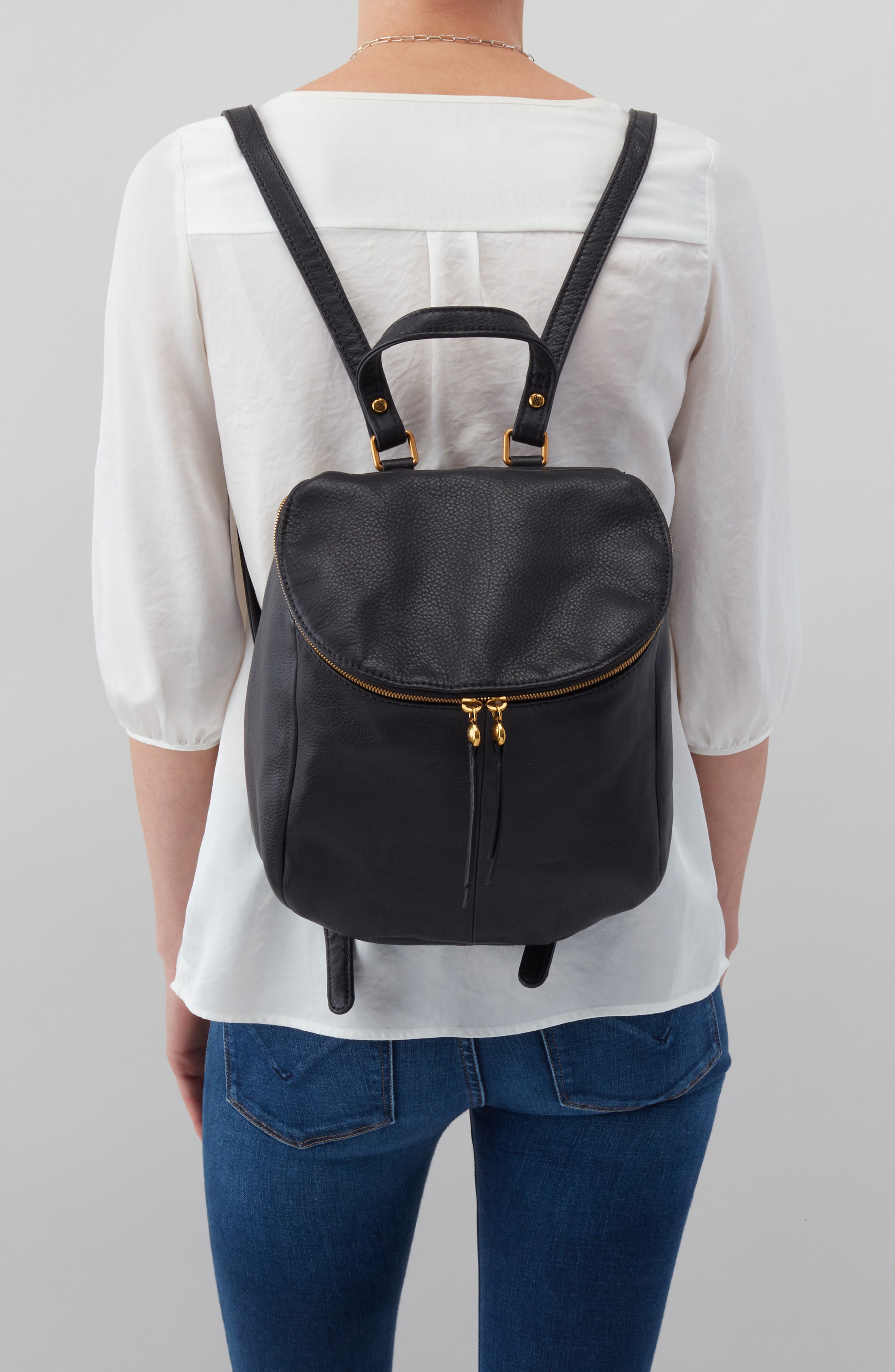 hobo river leather backpack