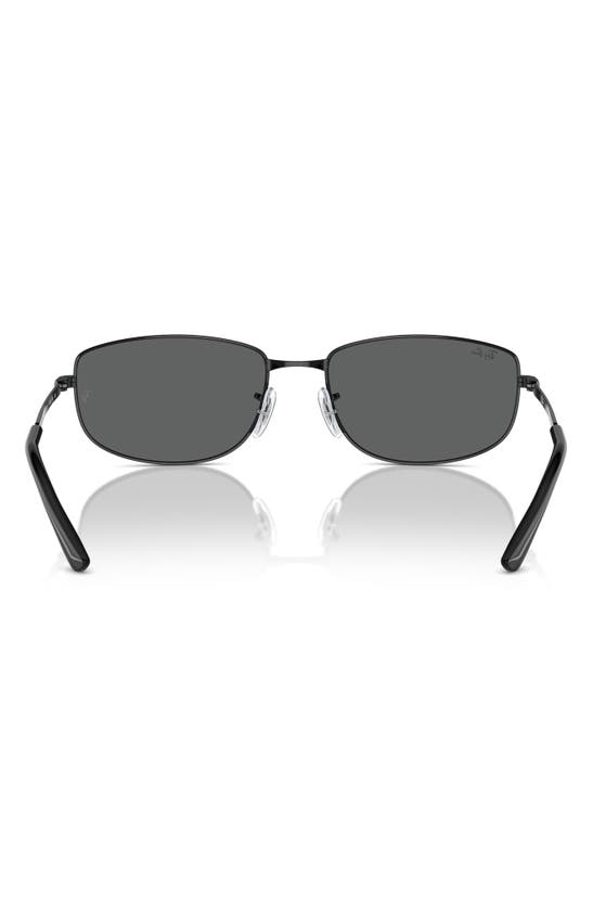 Shop Ray Ban Ray-ban 59mm Oval Sunglasses In Black