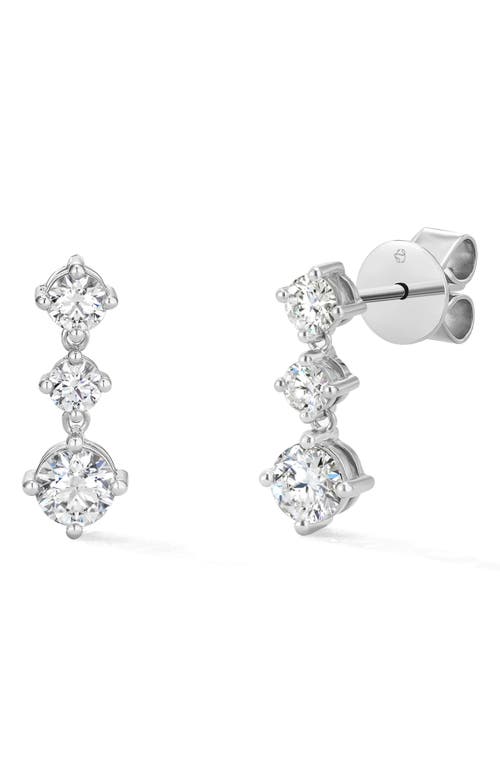 HEARTS ON FIRE HEARTS ON FIRE CASCADE DIAMOND MINI DROP EARRINGS 