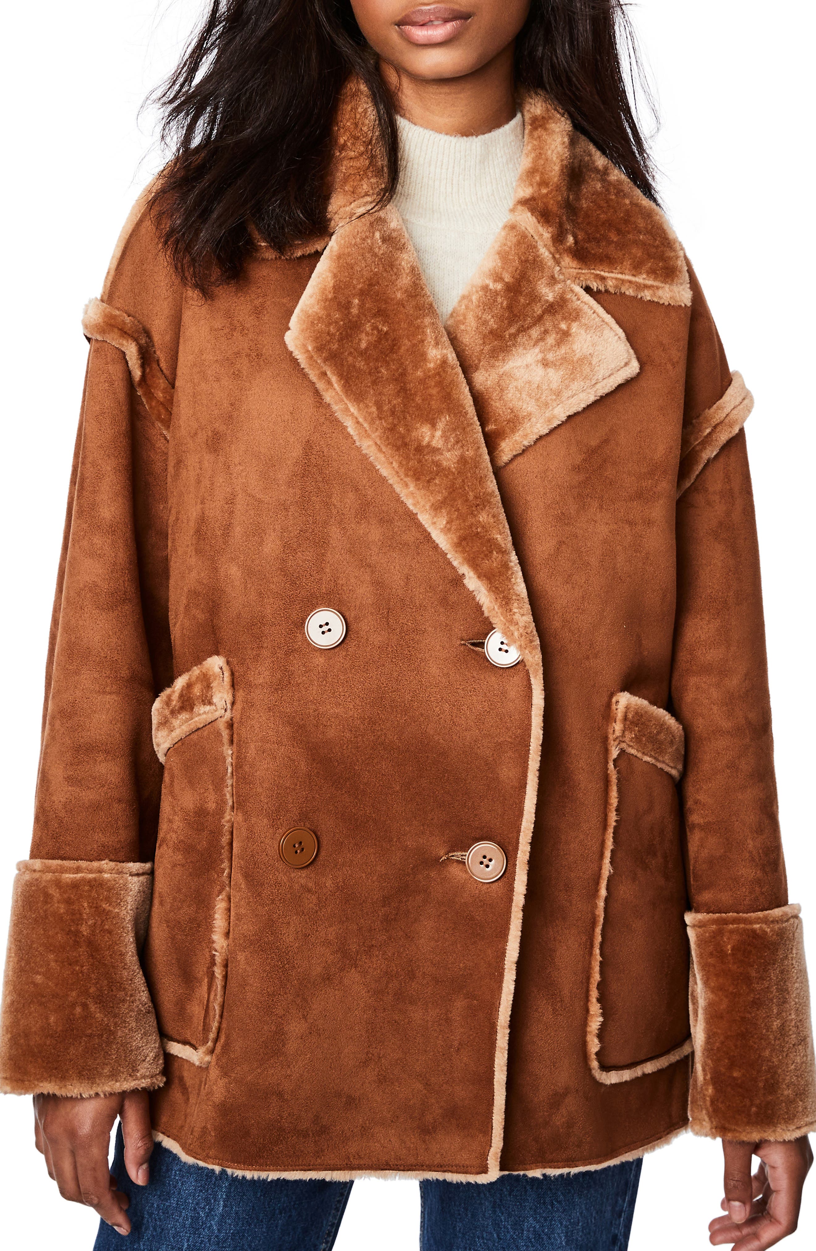 faux fur coat nordstrom