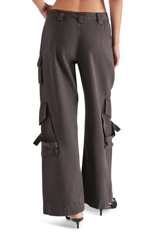 Shop Steve Madden Eos Cargo Pants In Black