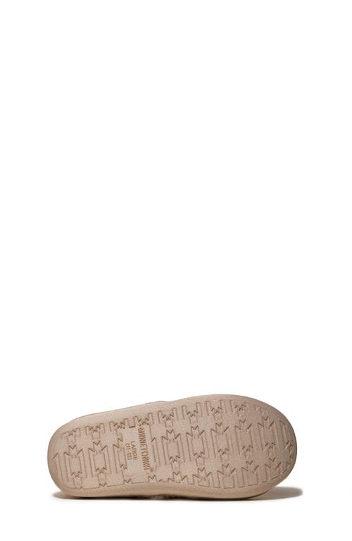 Minnetonka Kids' Daina Faux Fur Lined Slipper In Pink Multi