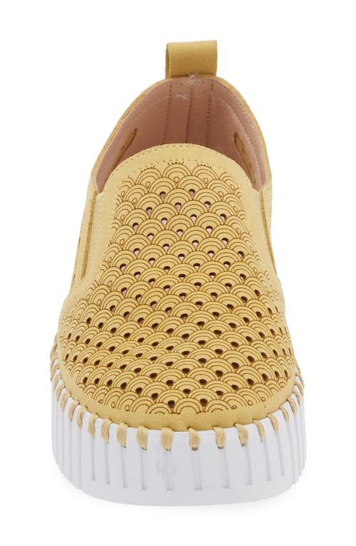 Shop Ilse Jacobsen Tulip Slip-on Sneaker In Citronella