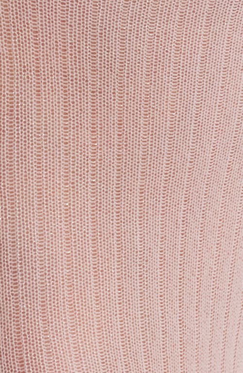 NORDSTROM NORDSTROM SPARKLE SHEER RIB QUARTER SOCKS