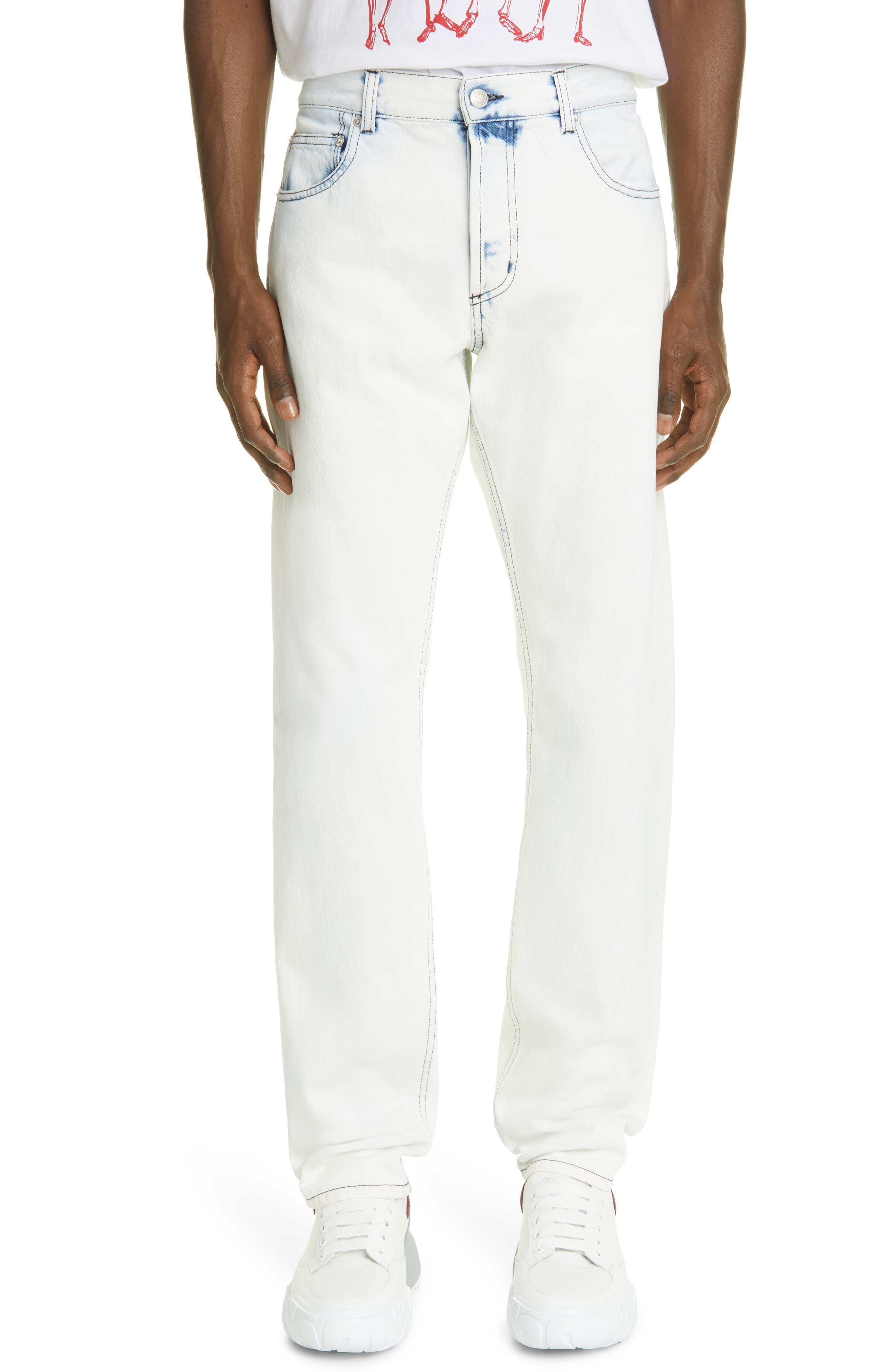 White designer jeans Clearance