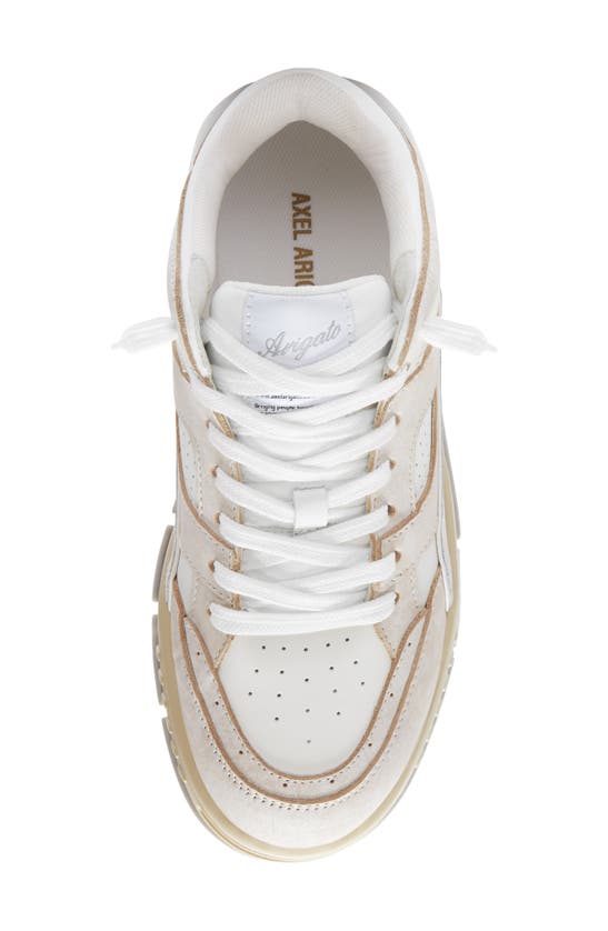 Shop Axel Arigato Area Lo Sneaker In Off White / White