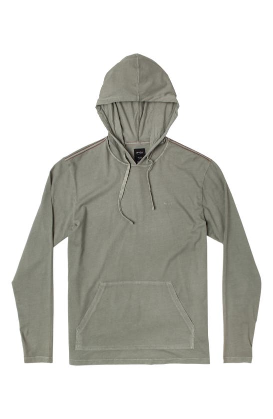Rvca Kids' Pigment Dyed Hoodie In Aloe