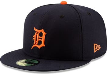 Detroit Tigers New Era Navy Road Authentic Collection On-Field Logo 59FIFTY  Fitted Hat