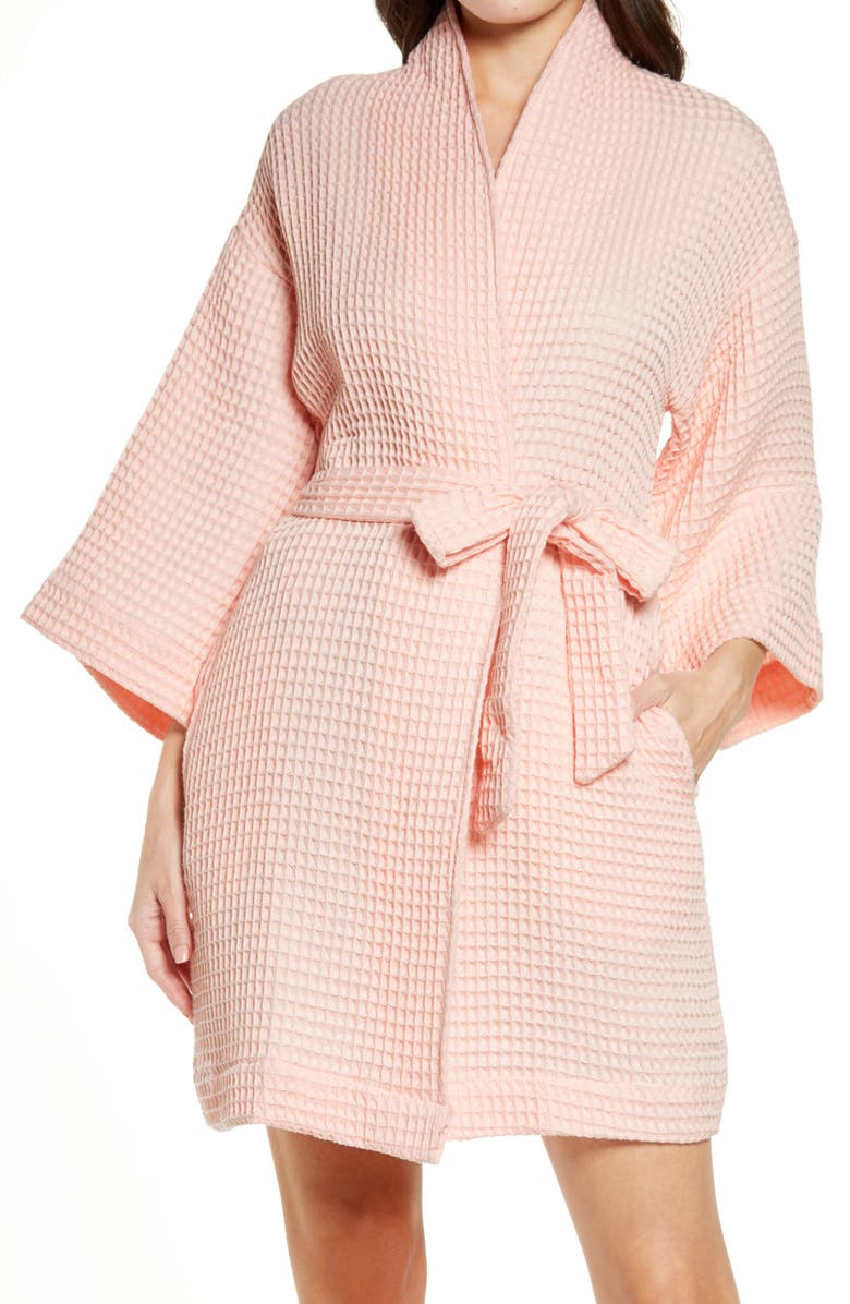 Nordstrom Short Waffle Knit Robe Nordstrom
