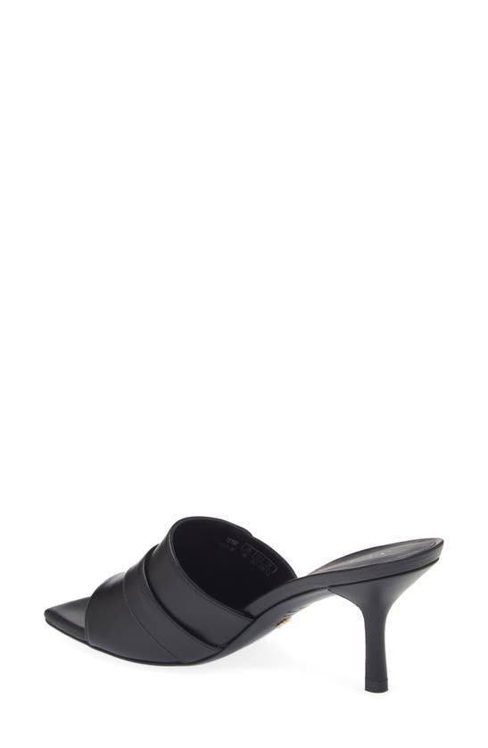Shop Stuart Weitzman Maverick 75 Slide Sandal In Black
