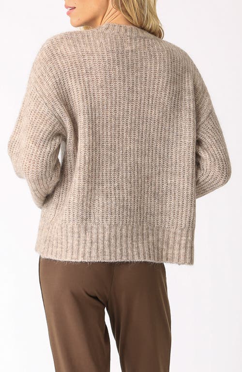 Shop Electric & Rose Esme Boxy Sweater In Oatmeal