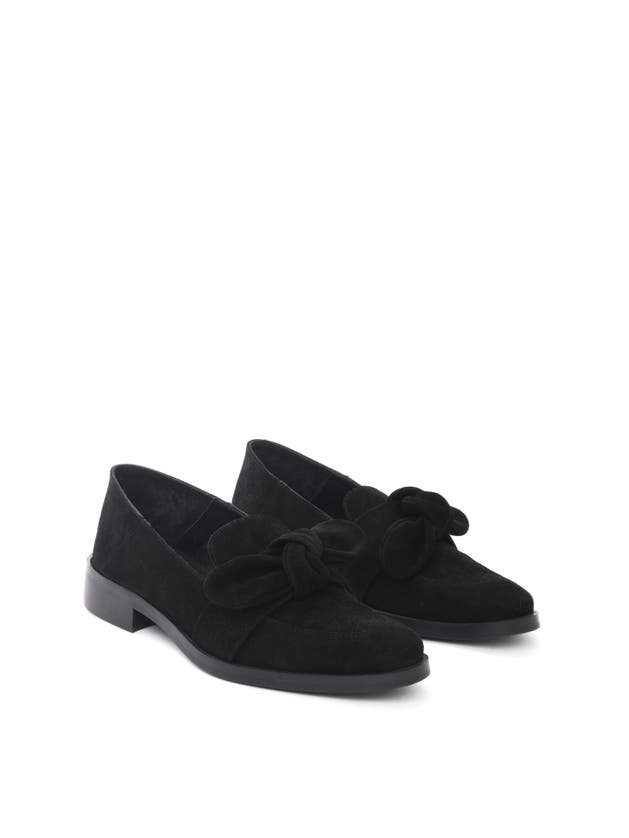 Maguire Valencia Black Suede Loafer In Black
