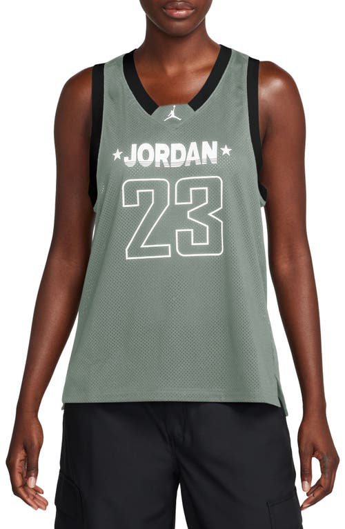 Jordan 23 Mesh Tank In Jade Smoke/black/white
