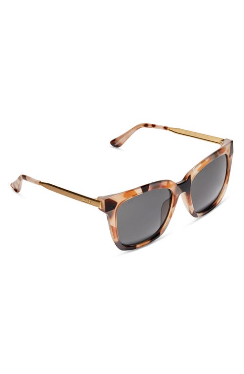 Diff 54mm Square Sunglasses In Cream Tortoise