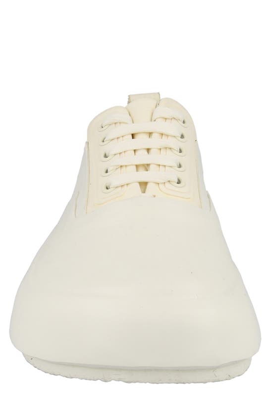 Shop Ambush Leather Mix Low Lace Sneaker In White