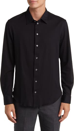 Emporio Armani Cotton Button Up Sport Shirt Nordstrom