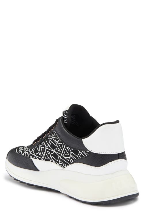 Karl Lagerfeld Women's Dallas Logo Chunky Sneakers In Black/white