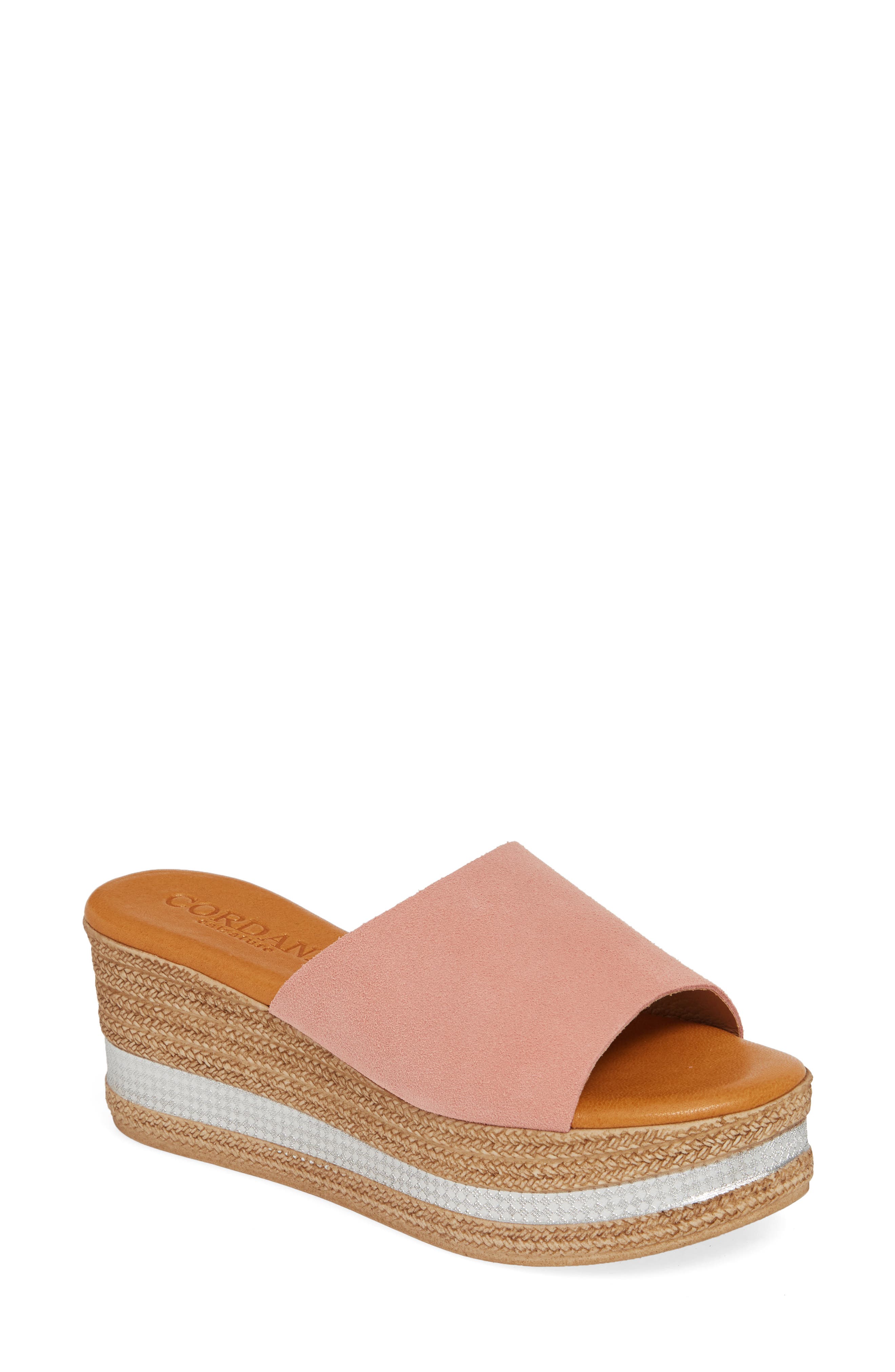 Cordani Barbara Wedge Slide Sandal - Pink