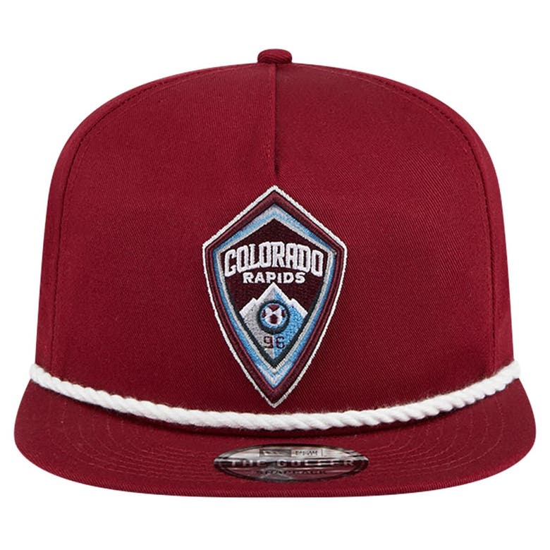 Shop New Era Burgundy Colorado Rapids The Golfer Kickoff Collection Adjustable Hat