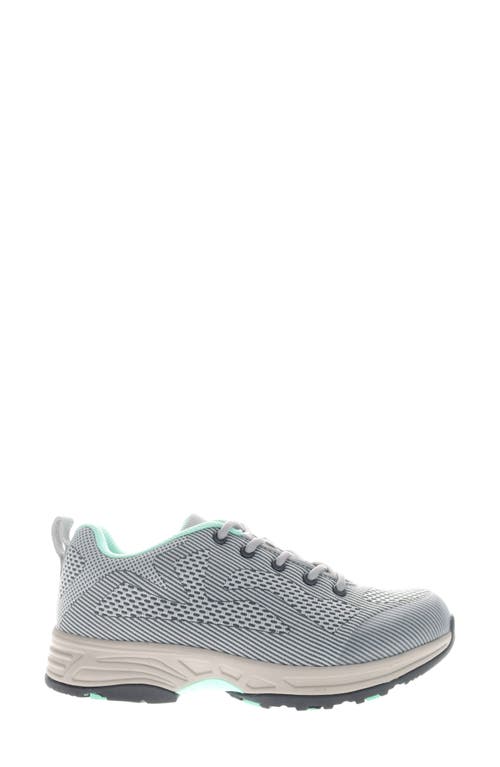 Propét Cora Water Resistant Hiking Shoe In Grey/ Mint