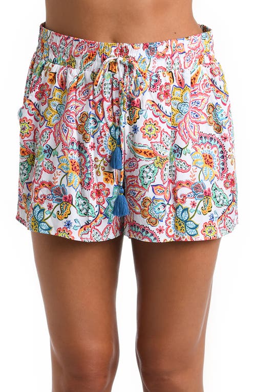 La Blanca Cover-up Beach Shorts In Multi