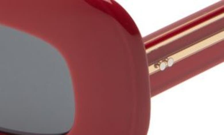 Shop Oliver Peoples 1966c 49mm Square Sunglasses In Red