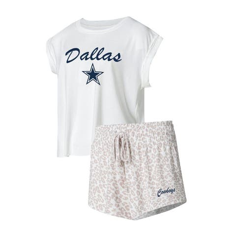 Women's DKNY Sport Navy Dallas Cowboys Charlotte Tri-Blend T-Shirt