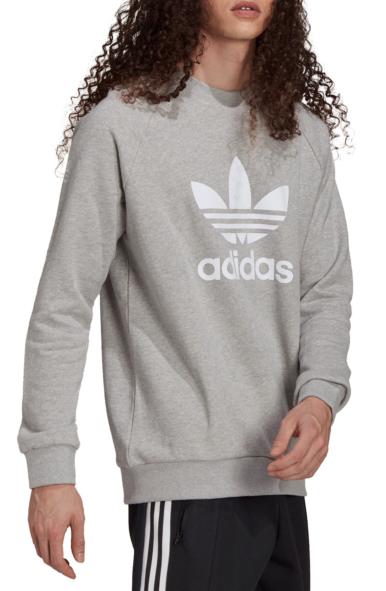 adidas oversize crewneck sweatshirt