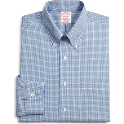 Brooks Brothers Madison Classic Fit Plaid Dress Shirt (3 For $207)