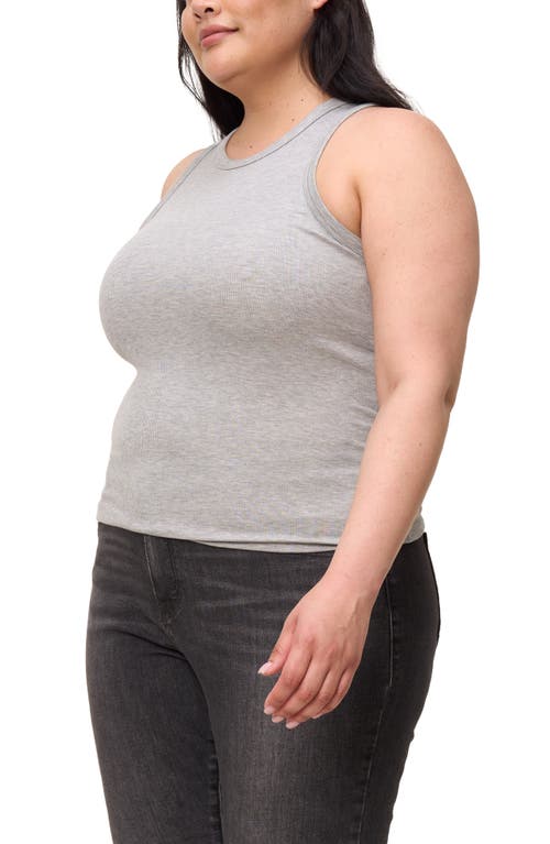 The Standard Stitch The Rib Tank In Heather Grey