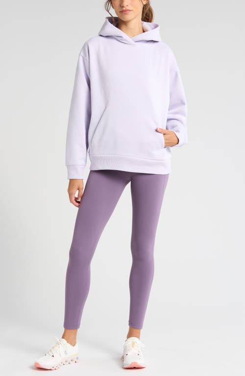 Shop Zella Ultra Cozy Pullover Hoodie In Purple Petal