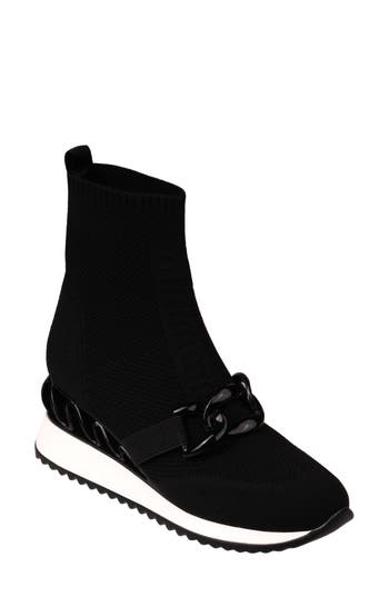 Ninety Union Brooklyn Pull-on Sneaker In Black