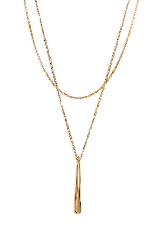 Download Jenny Bird Layered Pendant Necklace In Gold Modesens