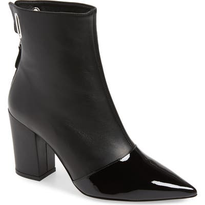 Self-Portrait Arabella Block Heel Bootie - Black