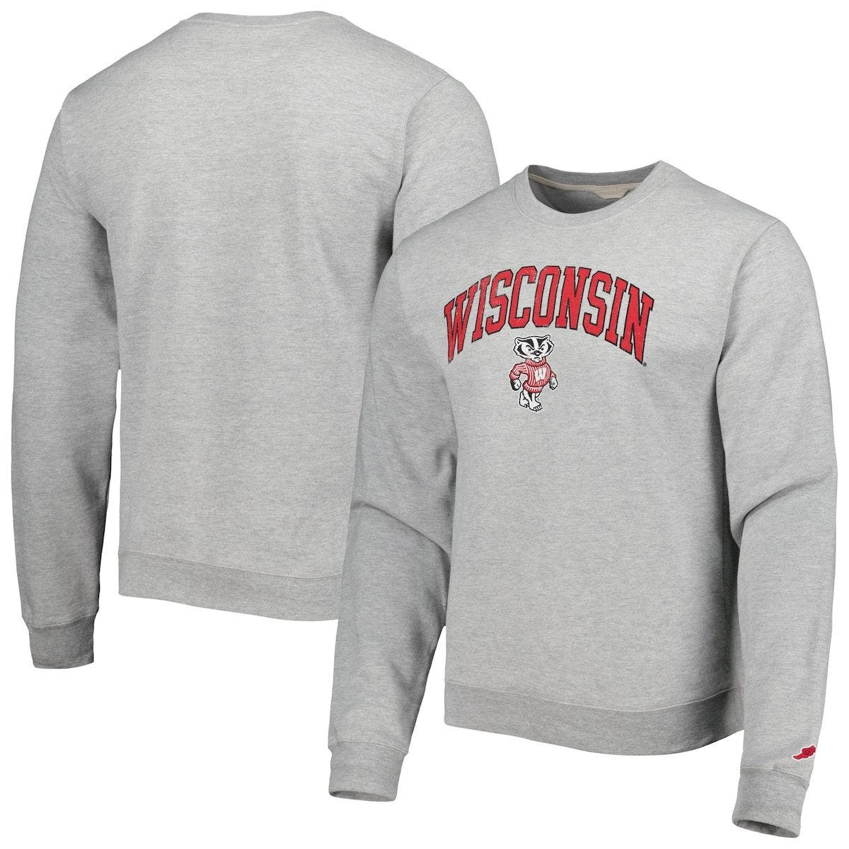 Louisville Cardinals League Collegiate Wear Victory Falls Tri-Blend Long  Sleeve T-Shirt - Heather Gray