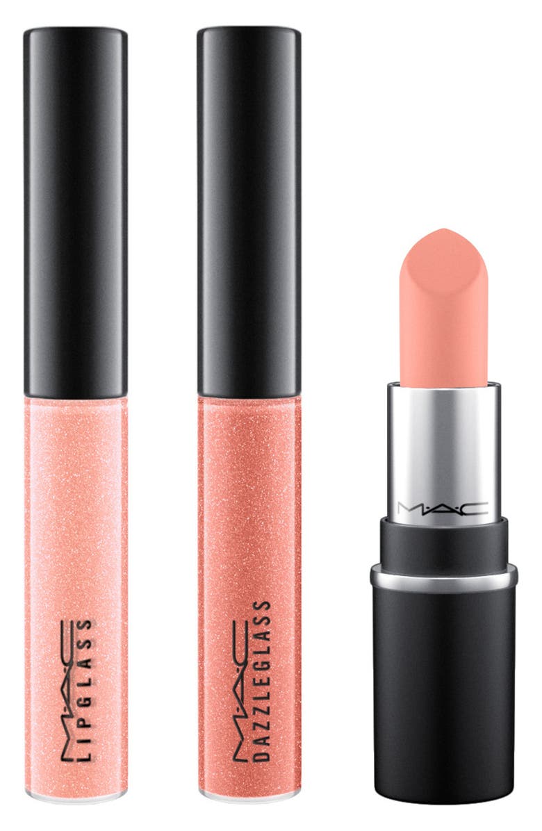  MAC Up Close and Personal On the Go Mini Lip Kit, Main, color, NUDE