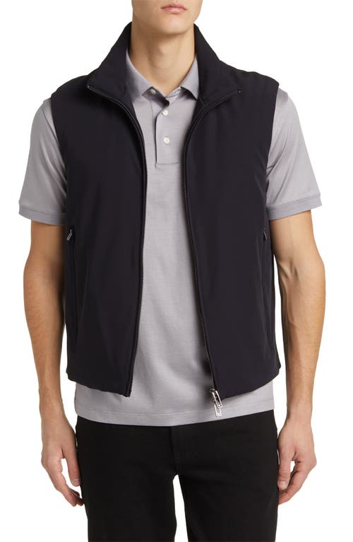 Emporio Armani Techno Padded Vest Solid Blue Navy at Nordstrom, Us