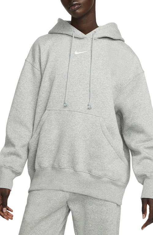 Nike Sportswear Phoenix Oversize Fleece Hoodie In Gray